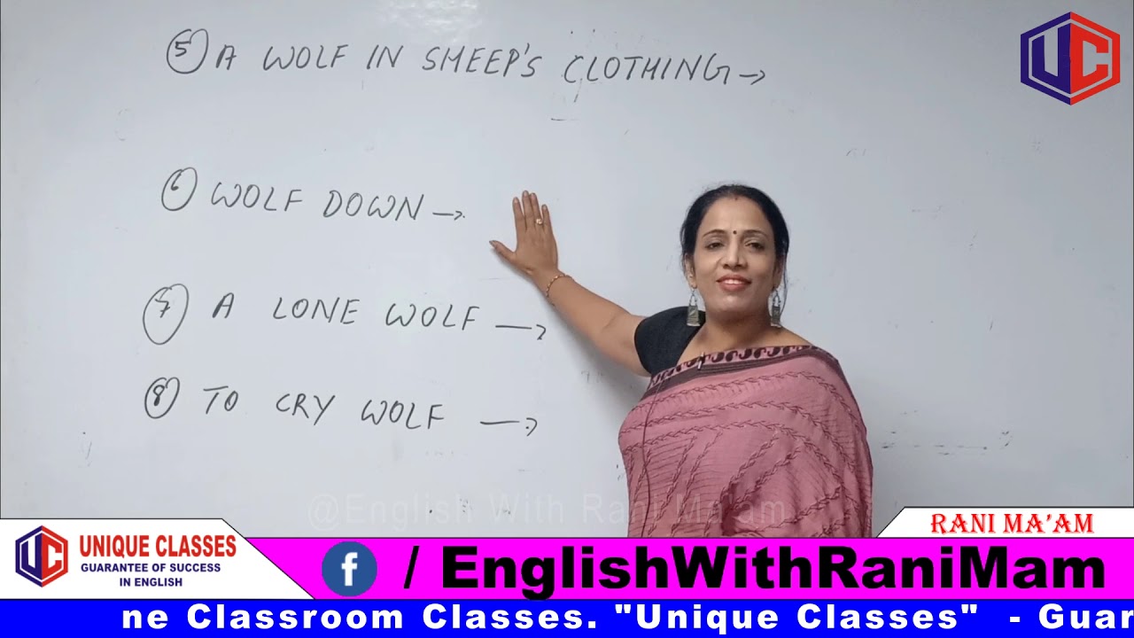 IDIOMS (WOLF Idioms) Idioms and Phrases With Meanings in English | For SSC & Bank [Hindi] Part-8
