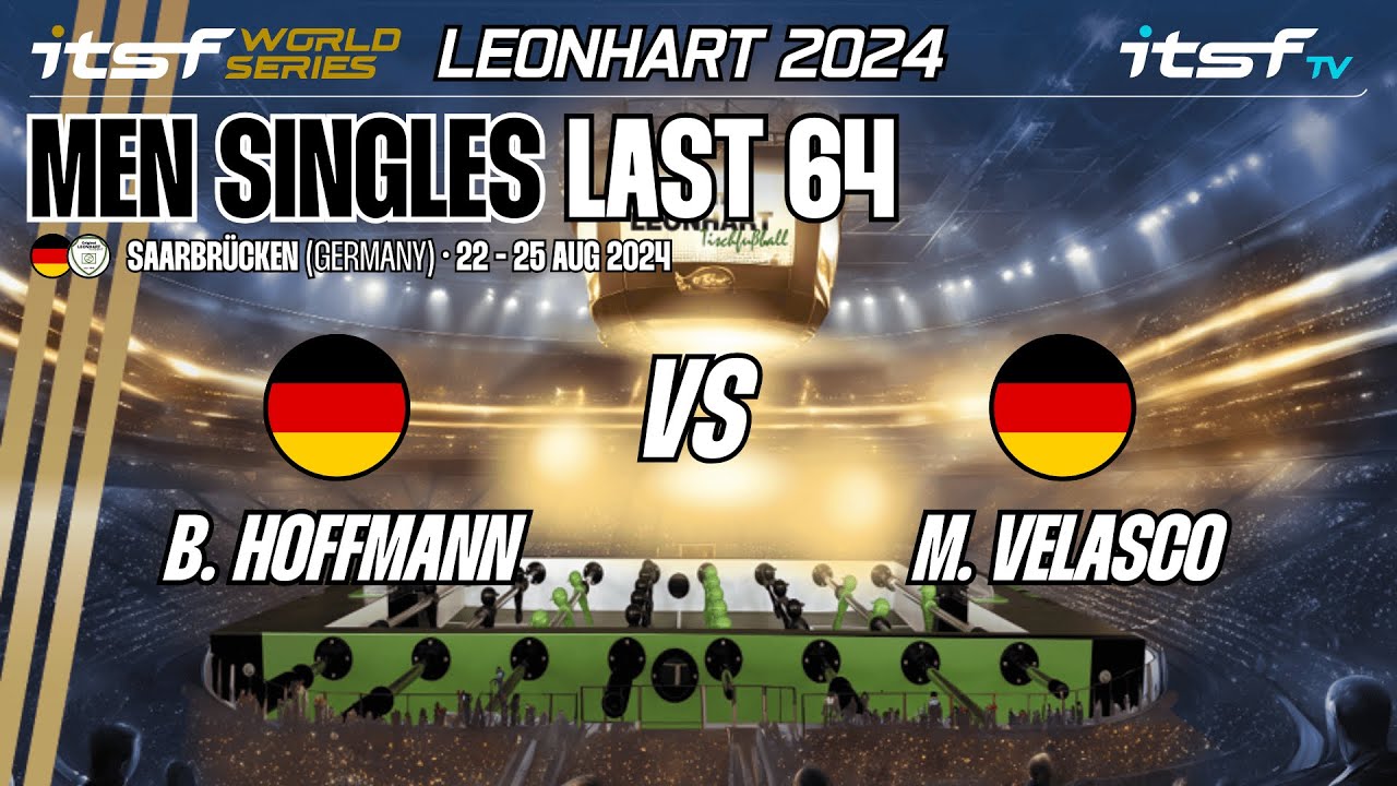 B. Hoffmann vs M. Velasco - Men Singles - Last 64 - ITSF World Series Leonhart 2024