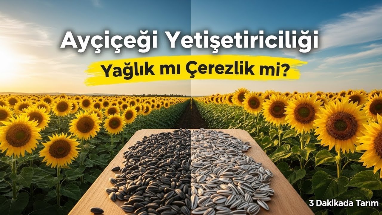 Ayçiçeği Yetiştiriciliği | Yağlık mı Çerezlik mi?
