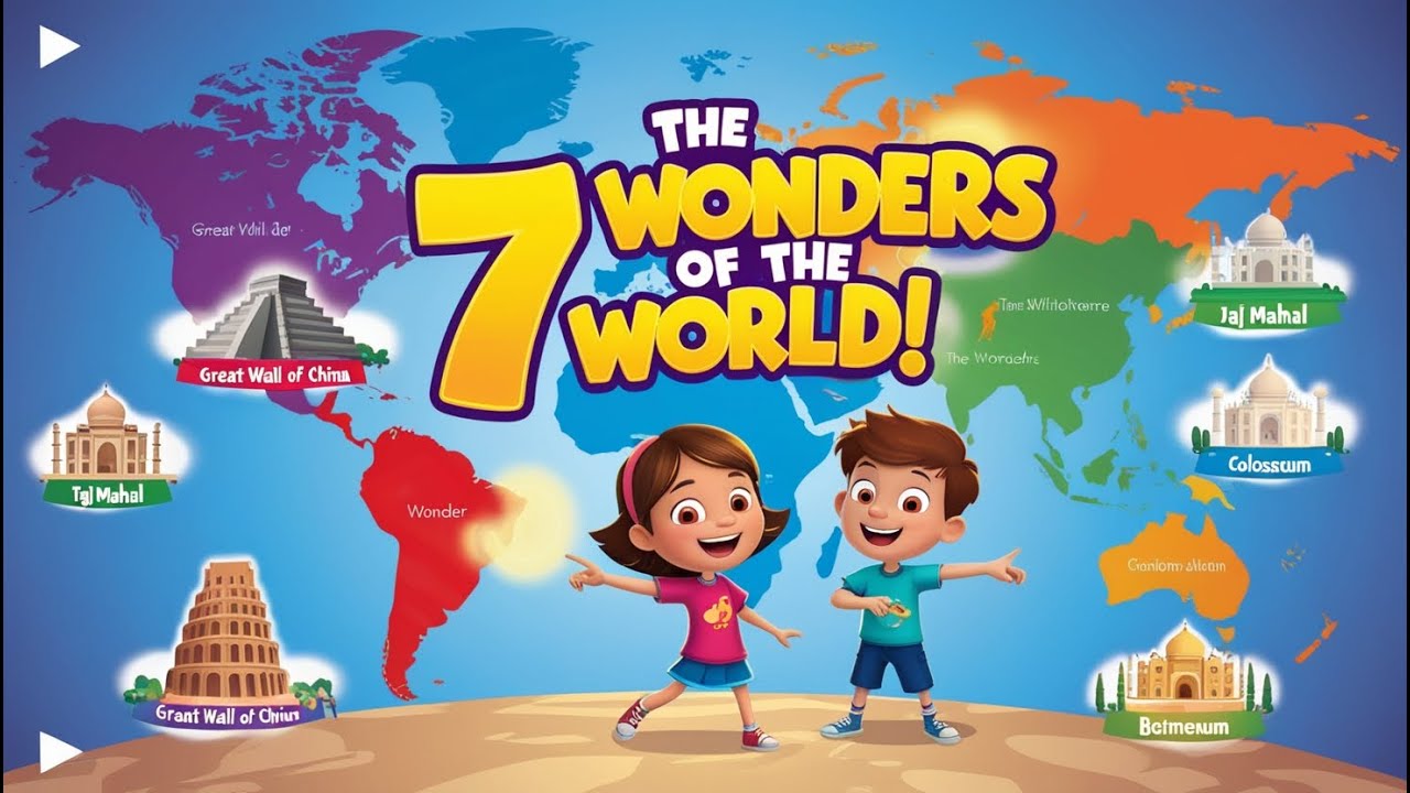 The 7 Wonders of the World for Kids 🌍 | Fun Facts and Adventure!