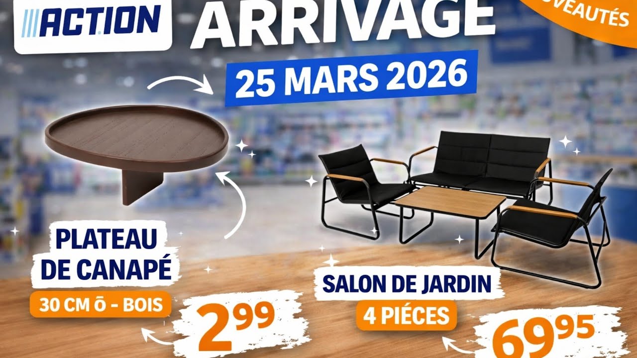 Catalogue Action 25 Mars 2026 🛍️ Les meilleurs bons plans !