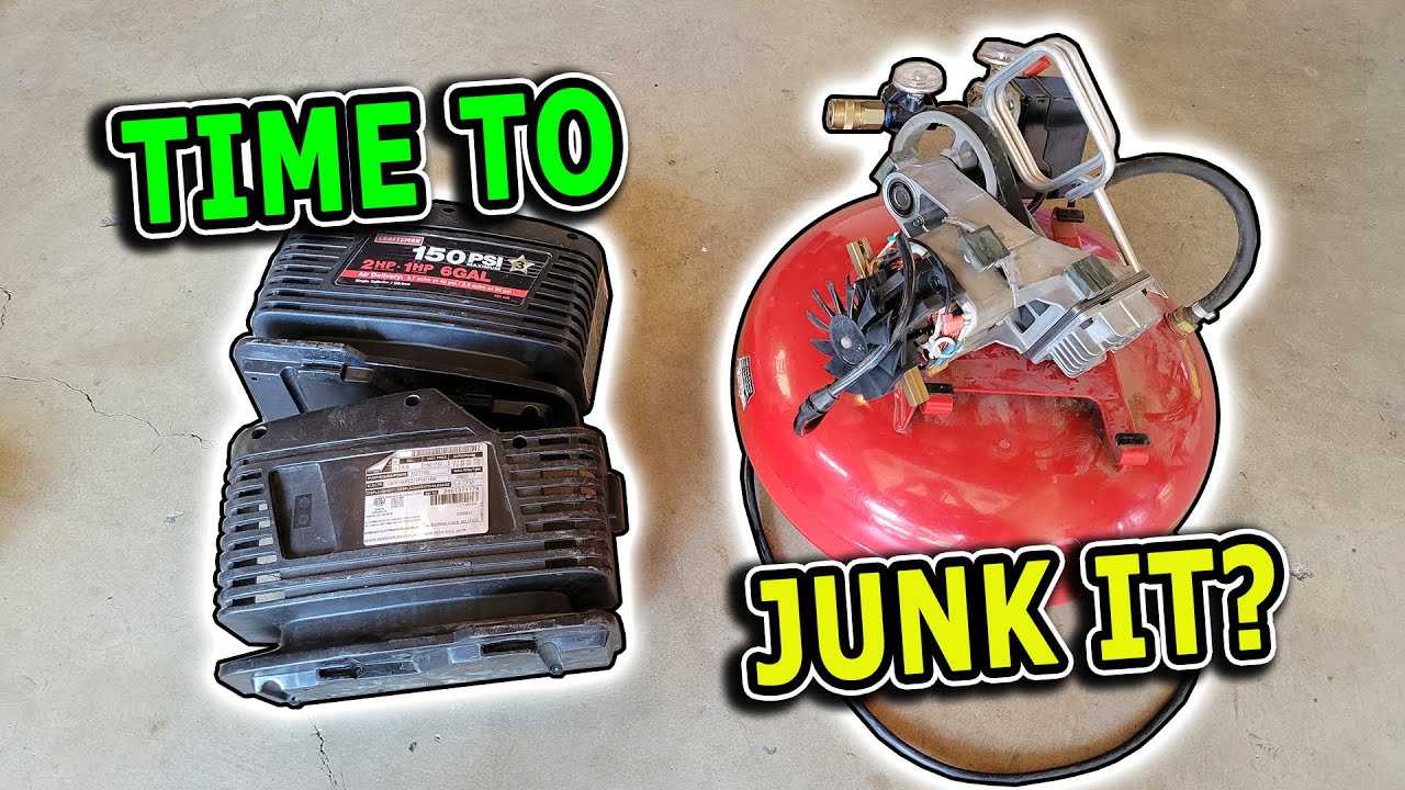 Fixing a leaking Craftsman Air Compressor | Porter Cable