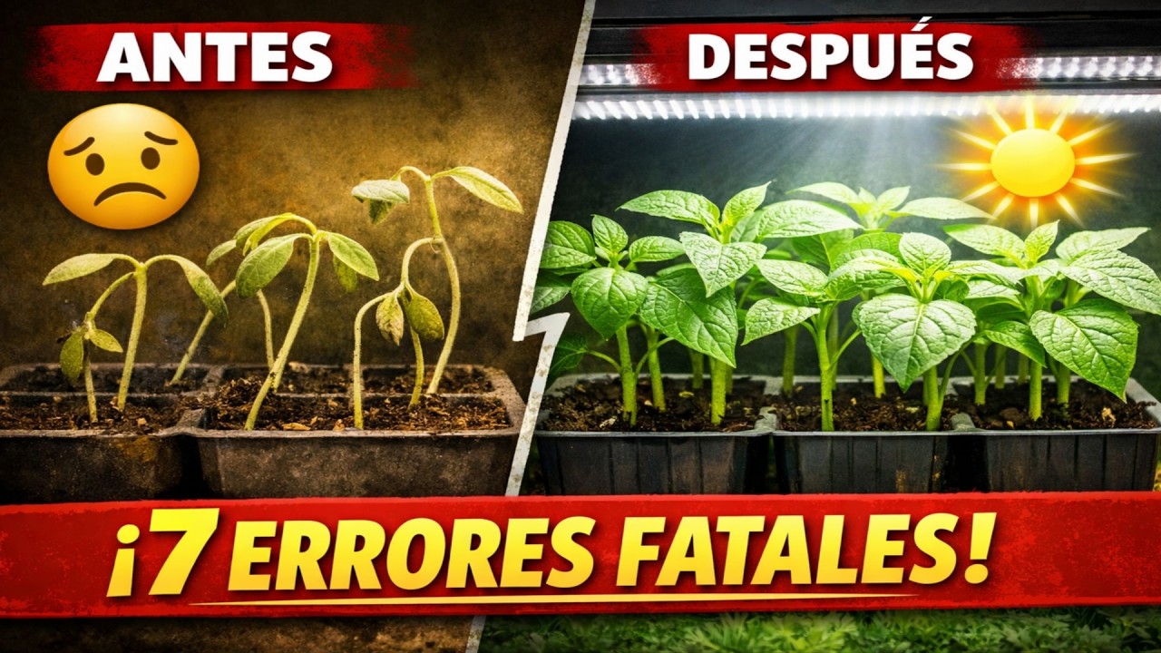 ¡NO ARRUINES TUS SEMILLEROS! 7 Errores Fatales de Iluminación que los Expertos no te Cuentan.