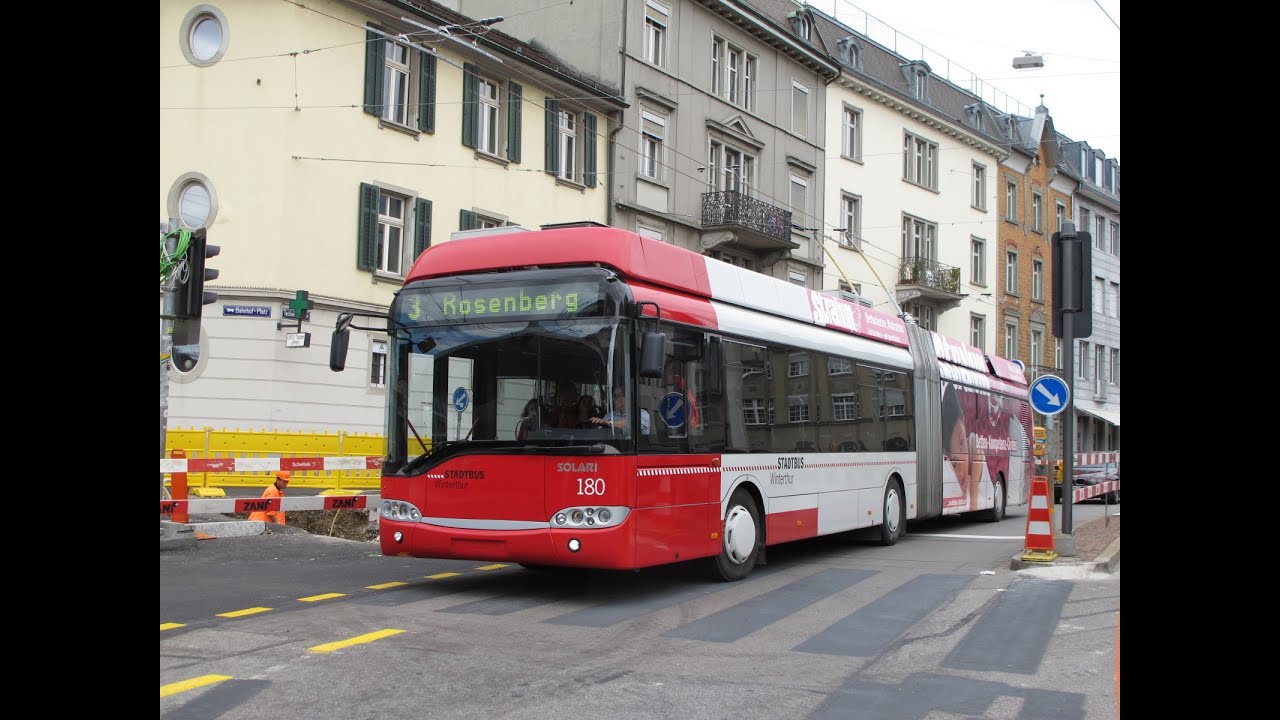 WINTERTHUR TROLLEYBUSES JULY 2013