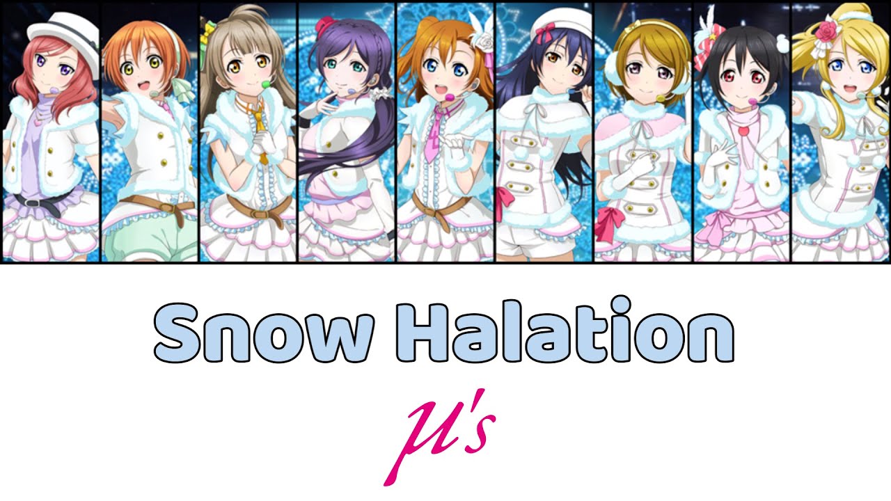 &micro;'s - Snow Halation Color Coded Lyrics [KAN/ROM/TUR] Kanji,Romaji,T&uuml;rk&ccedil;e