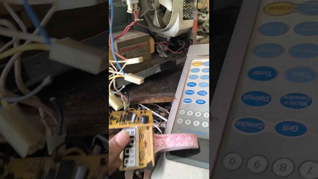 Whirlpool microwave circuit problem circuit change part1