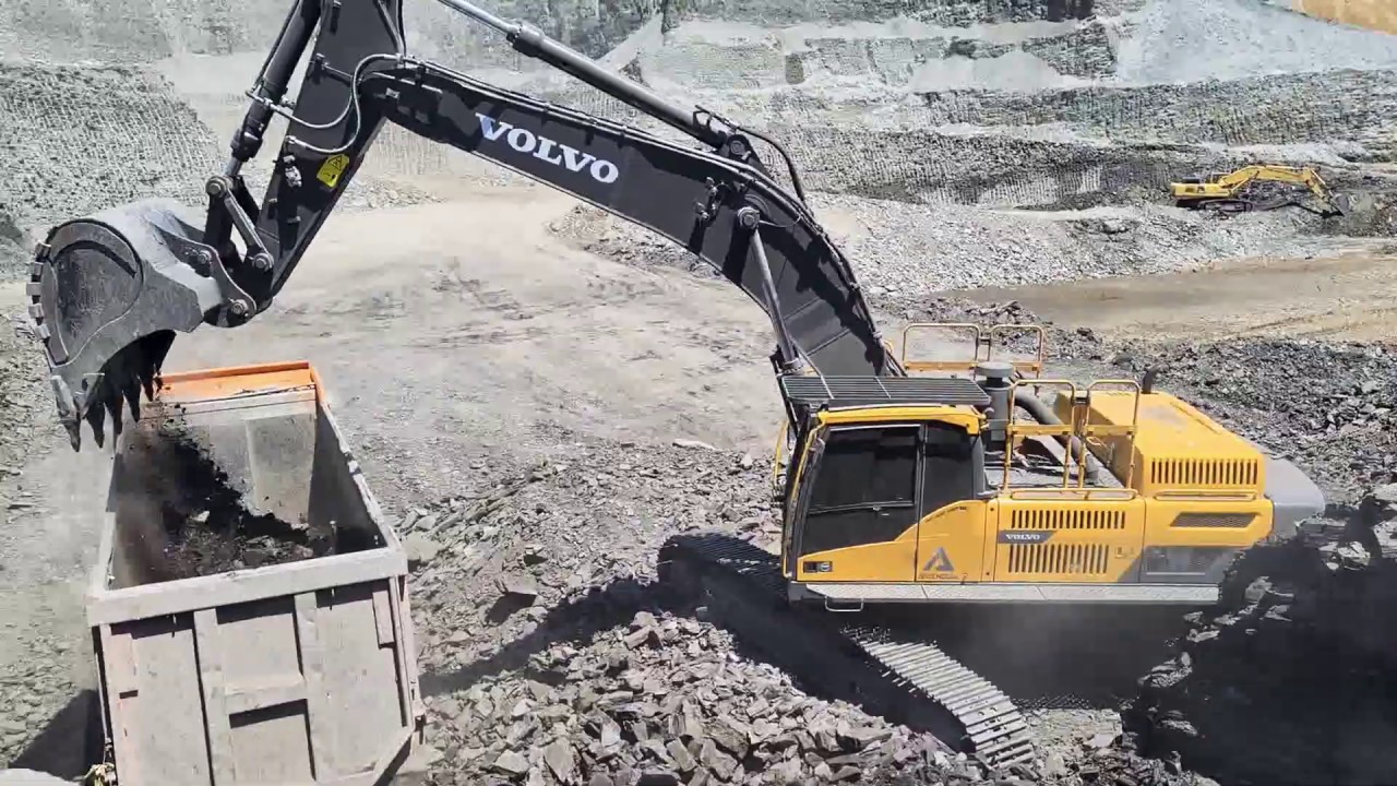 VOLVO EC 480  KAMYON YÜKLEME @ ÇETİNKAYA