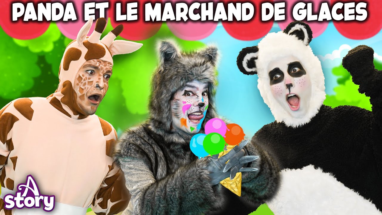 Panda et le Marchand de Glaces - A Story French