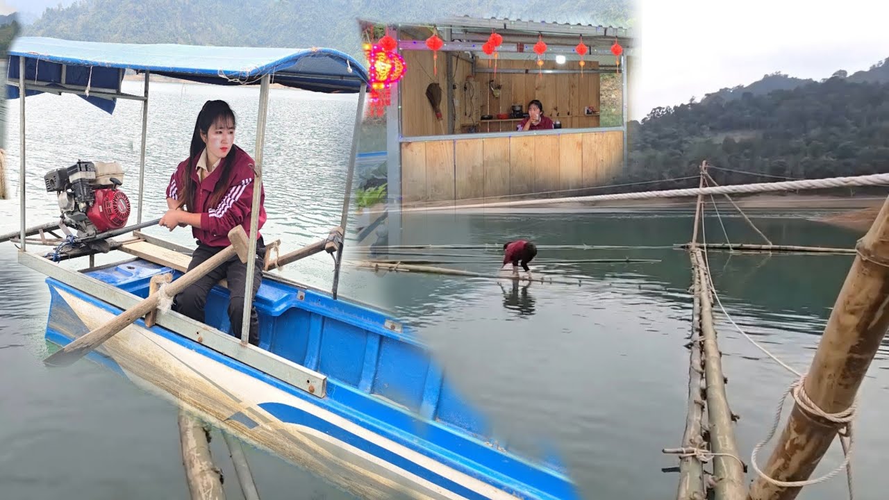 TIMELAPSE videos fast forward and watch the difficult moving days with the girl 