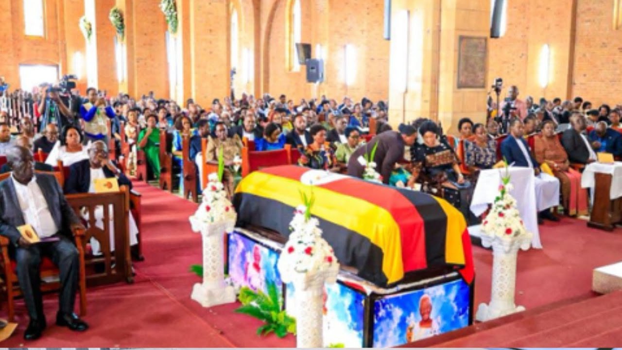 Eulogizing Rhoda Kalema, Old Budonian Edward Kayondo Moves Mourners at Namirembe Cathedral.