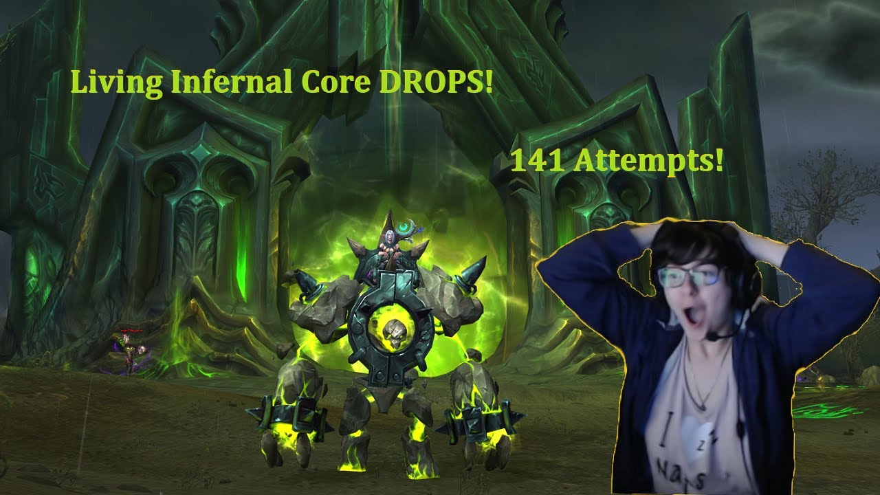 Living Infernal Core Drops LIVE on Stream After 141 Attempts!
