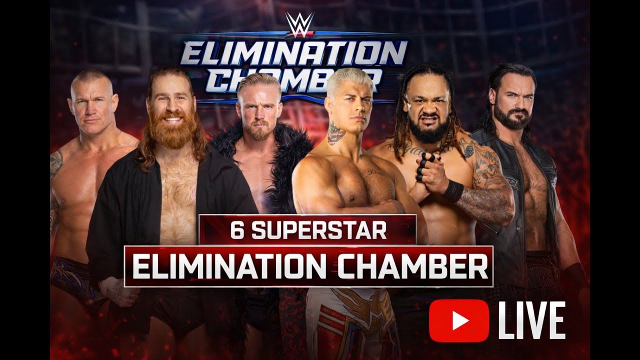 WWE 2K25 Elimination Chamber 🔥 6-Man WAR! Orton vs Rhodes vs McIntyre | LIVE
