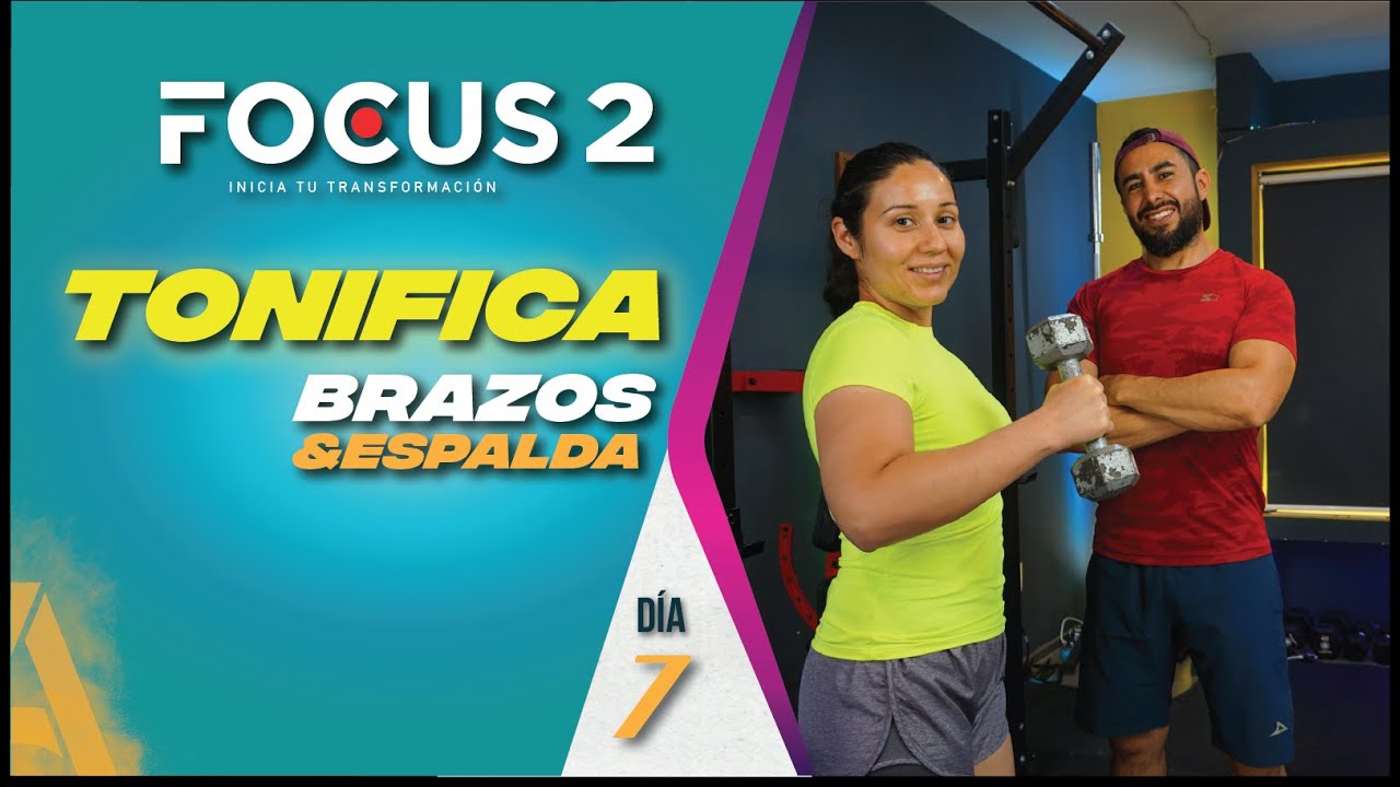 ELIMINA ROLLITOS | Rutina para ADELGAZAR Brazos y Espalda en Casa | Focus 2 - día 7