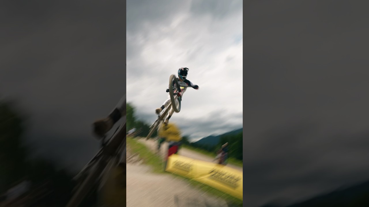 Insane Wall ride at Leogang World Cup