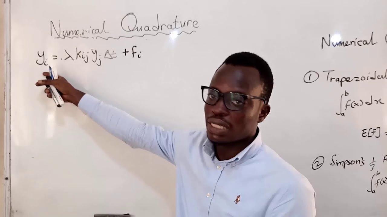 Integral Equations, Lecture 14 : Numerical Quadrature