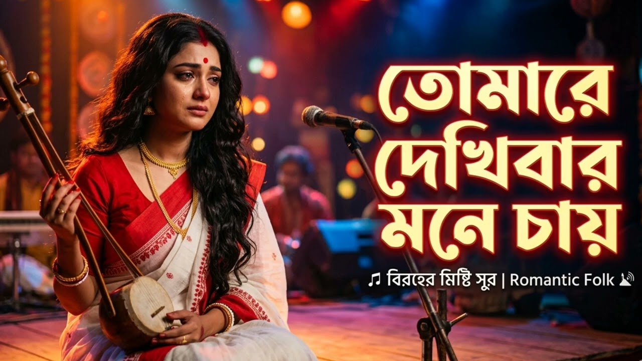 তোমারে দেখিবার মনে চায়। Tomare Dekhibar Mone Chai. MOINA 0.1
