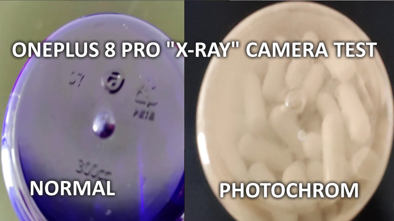 ONEPLUS 8 Pro X-Ray Filter Test (Photochrom Mode) - Plastic Objects and Clothes Tested