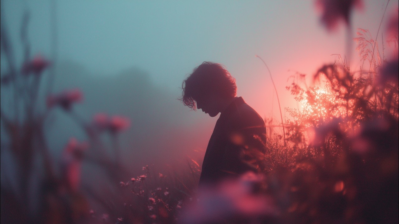 Quiet Bloom at Dusk — 黄昏に静かに咲く