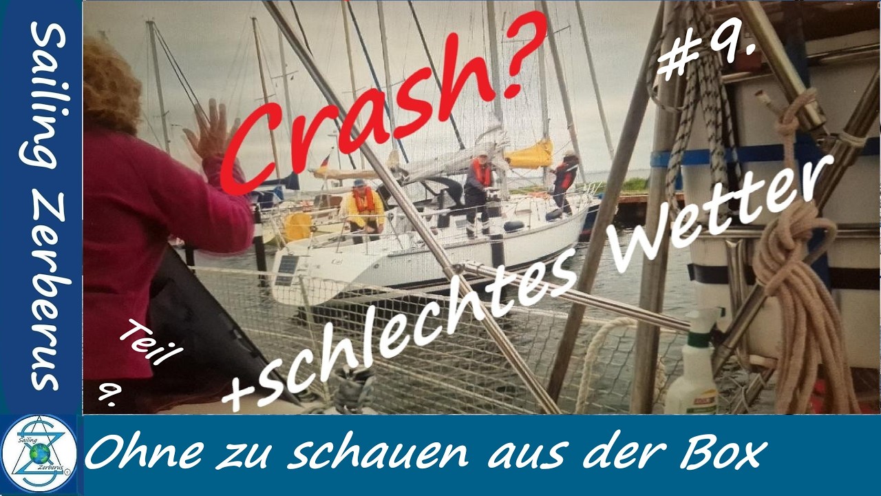 Kollision wir werden fasst gerammt von einem anderen Segler #sailing #saillife