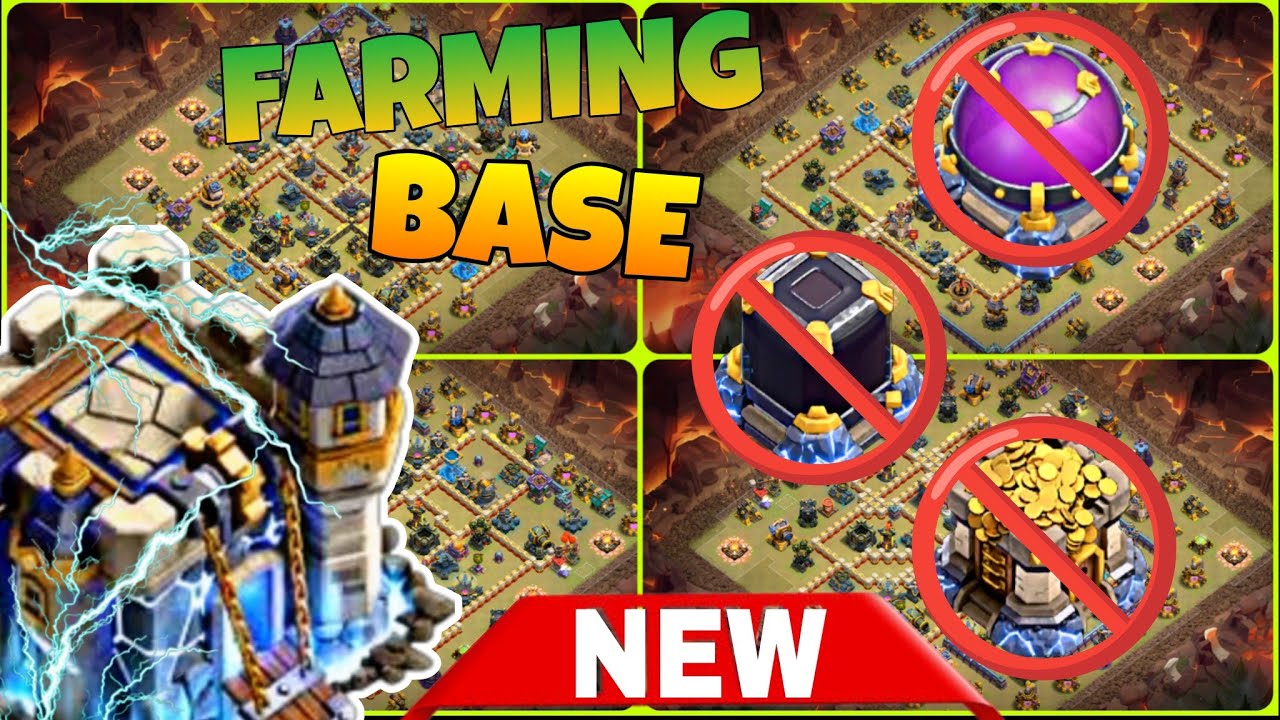 Top Farming Bases TH18 | TROPHY PUSHING BASE TH18 #th18base #th18farmingbase #th18update