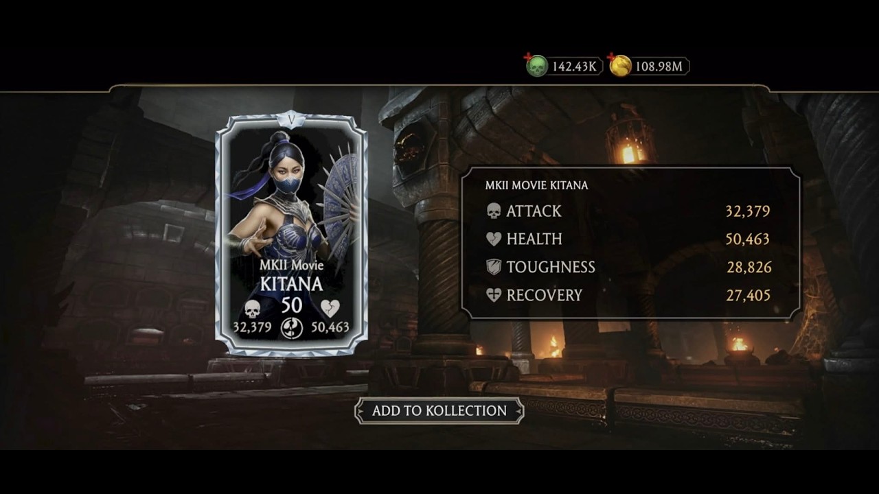 MK Mobile: The Krypt Gateway {Hard} Challenge {We Acquired MKII Movie Kitana}