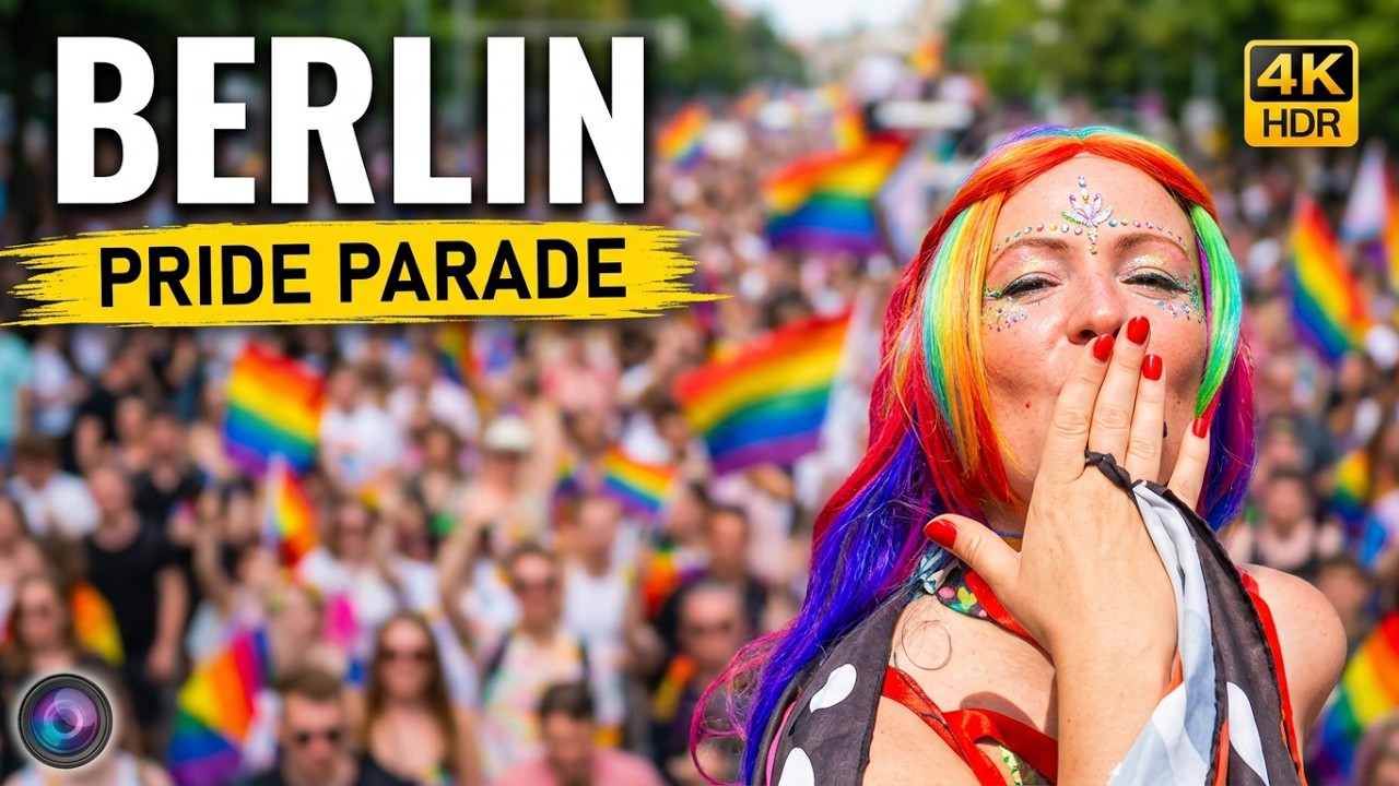 Berlin Pride Parade 2026: 4K HDR Walking Tour