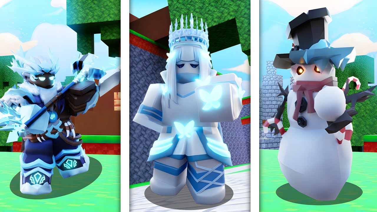 I Used Every CHRISTMAS Kit in Roblox Bedwars..