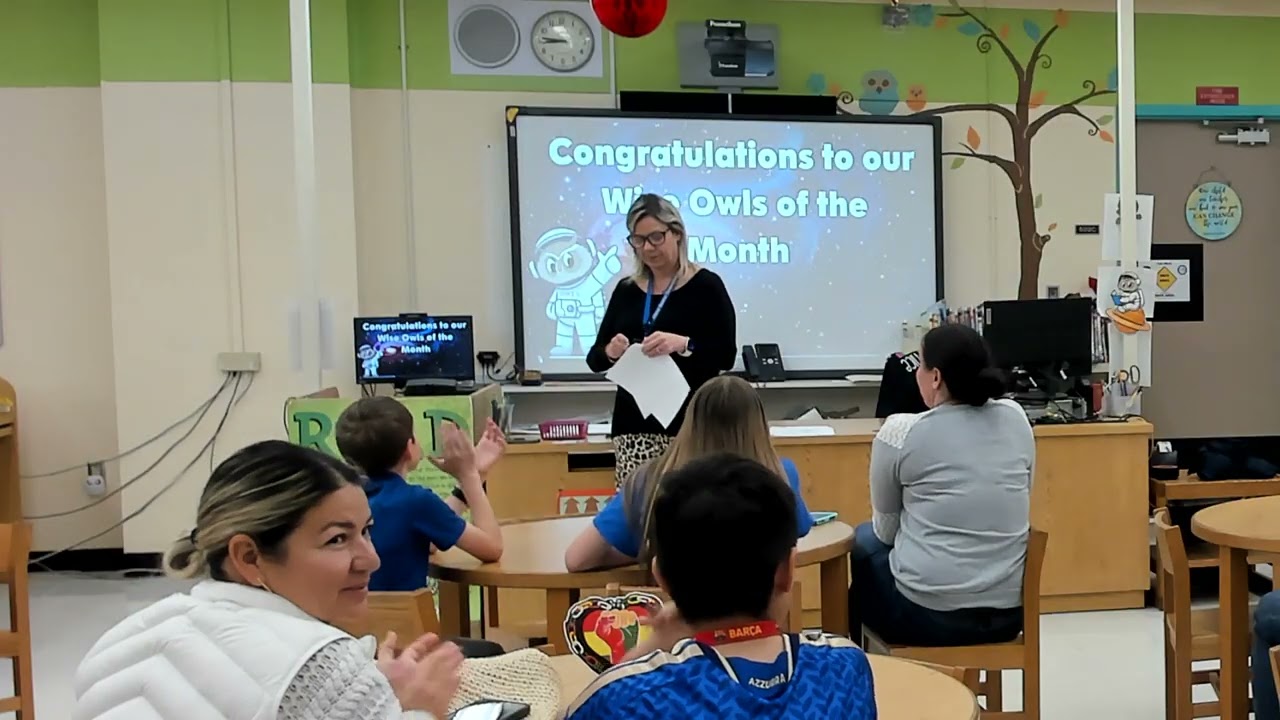 February Wise Owls of the Month 4th & 5th Grades