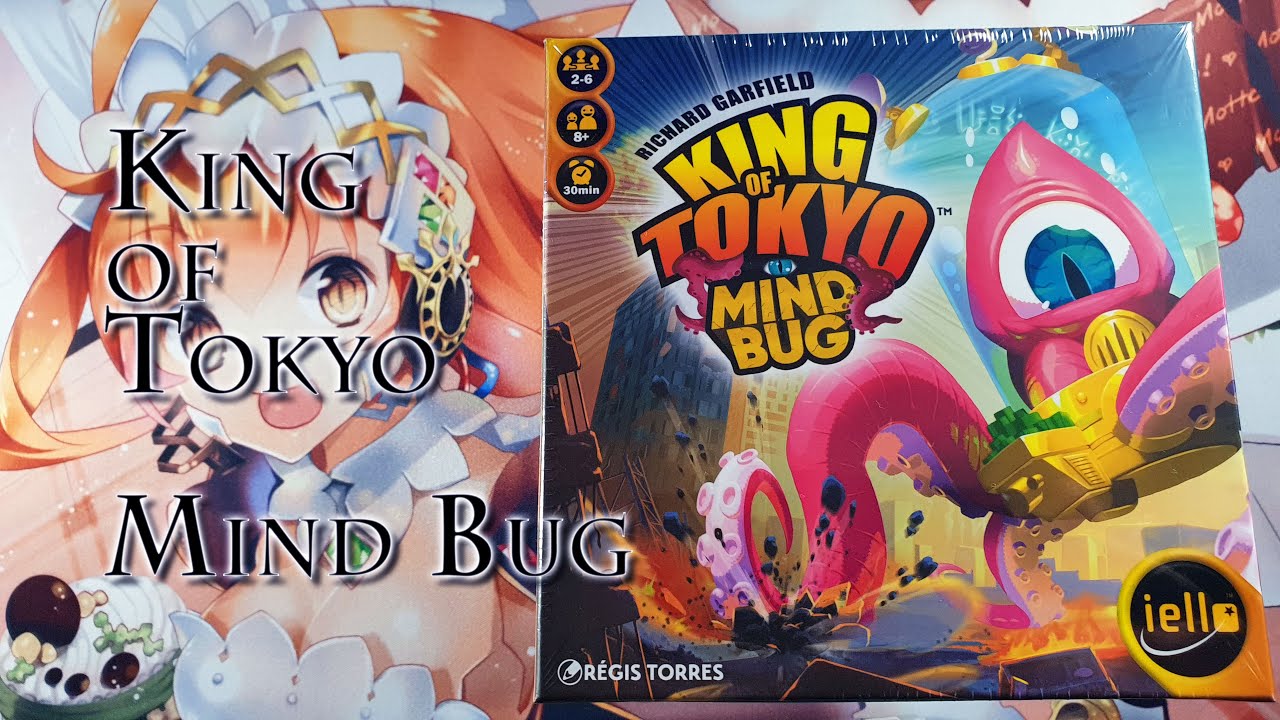 Unboxing Brettspiel - King of Tokyo Mind Bug Erweiterung - DoffazukisDeckbauDungeon