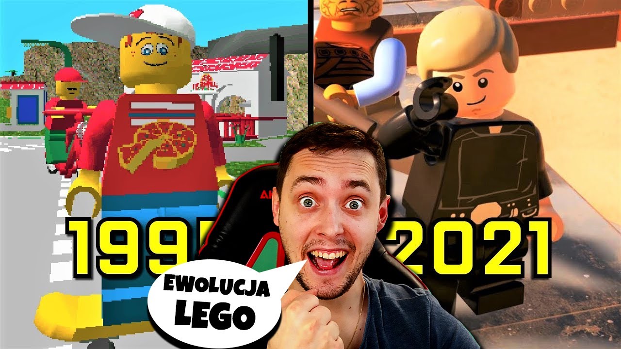 REAGUJE NA Ewolucję Gier LEGO 1995-2021