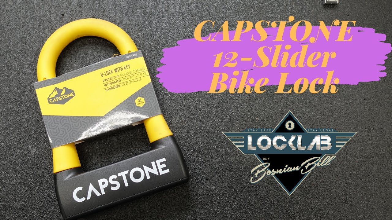 (1645) EZ-Open Technique - Capstone 12-Slider Bike Lock