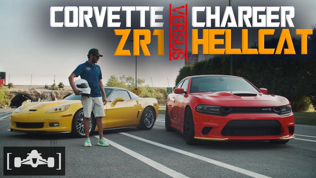 Corvette C6 ZR1 против SRT Hellcat Charger: гонка на выживание | Нетрадиционное противостояние Do...