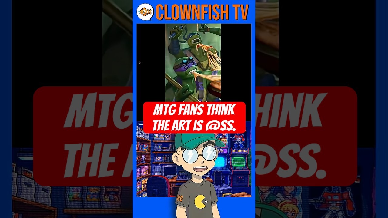 Magic the Gathering Fans HATE the TMNT Card Art. (News Bite)