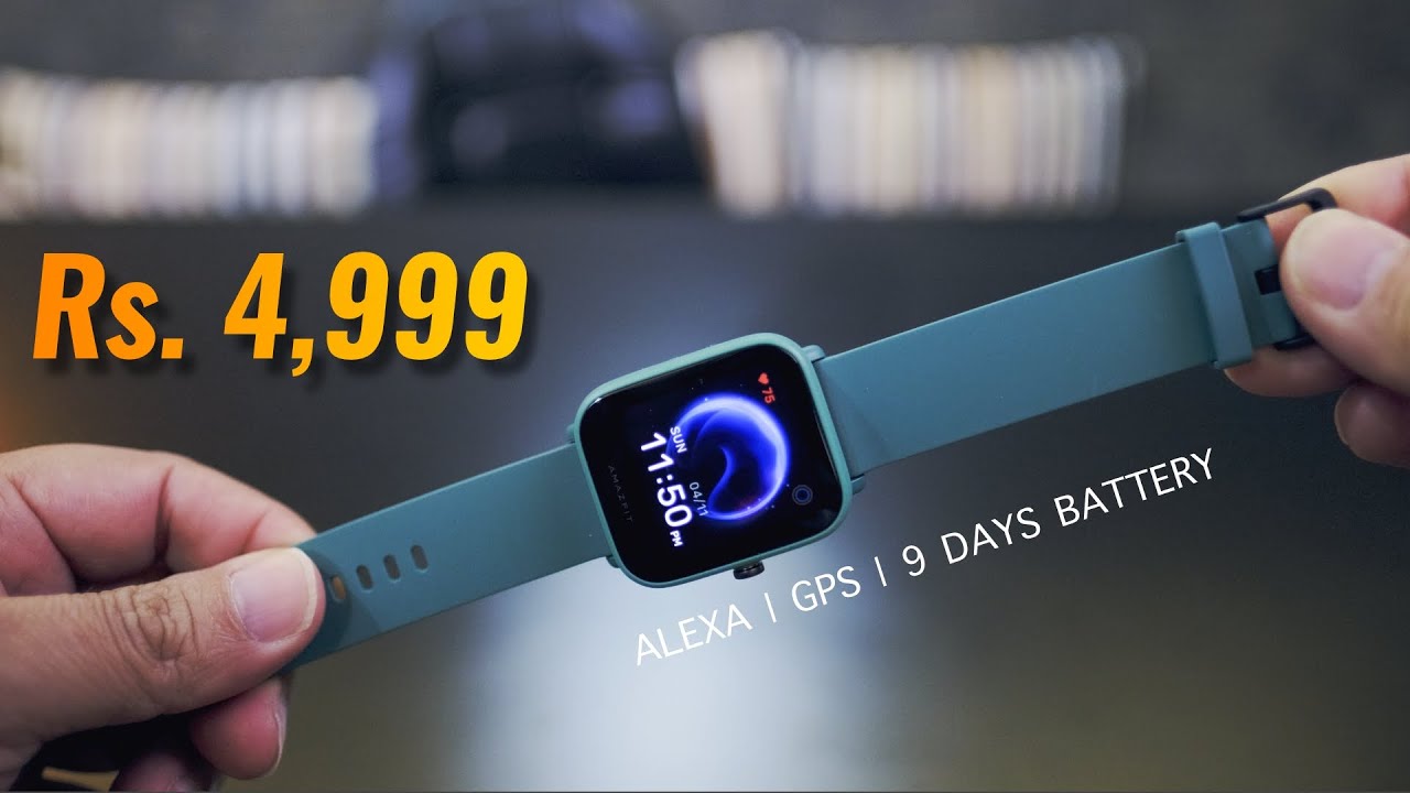 Amazfit Bip U Pro unboxing - upgraded smartwatch with mic, alexa and gps, priced Rs. 4,999