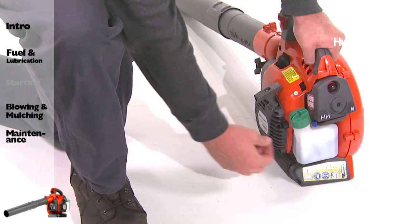 Husqvarna Handheld Blowers - Starting