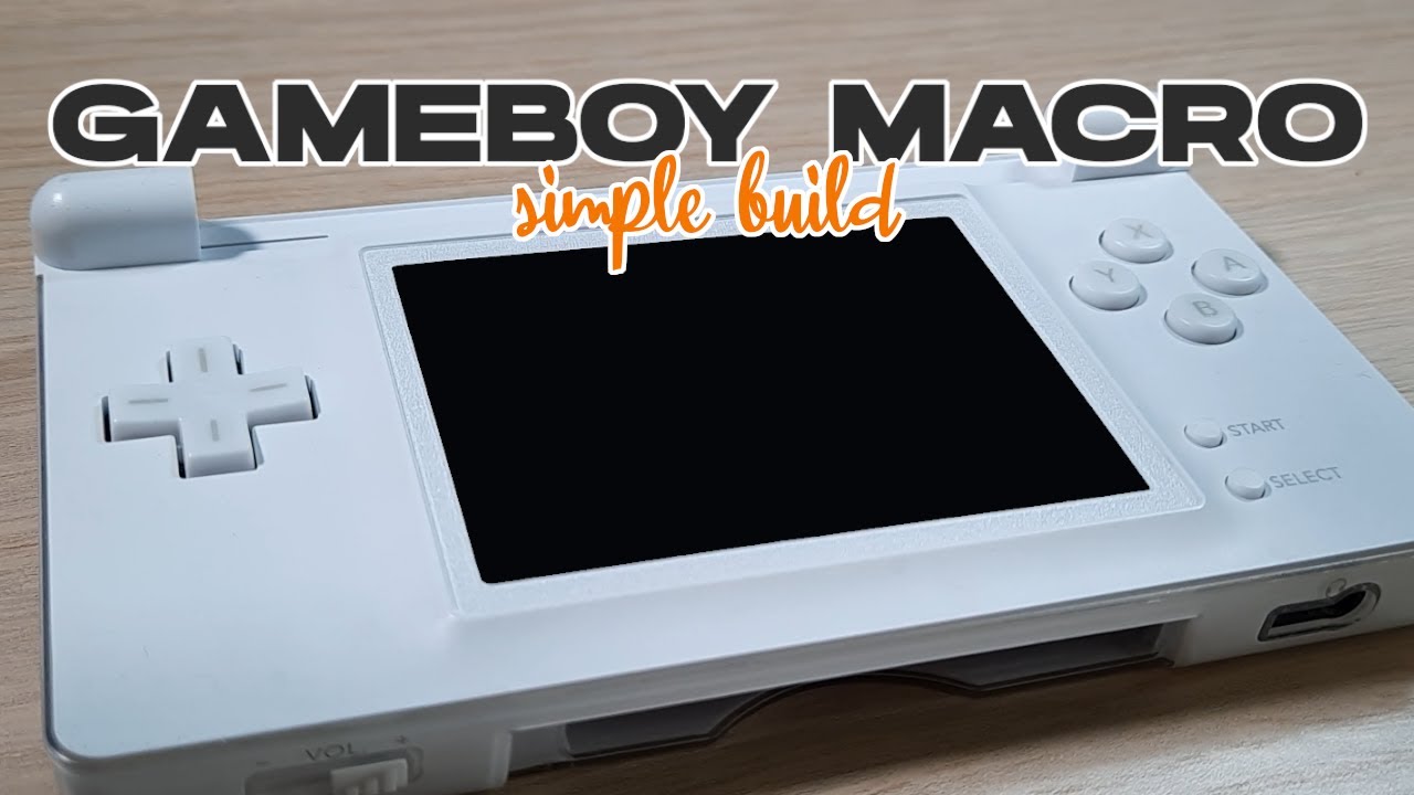 NO talking ASMR | Gameboy Macro out of a broken Nintendo DS lite | Simple build