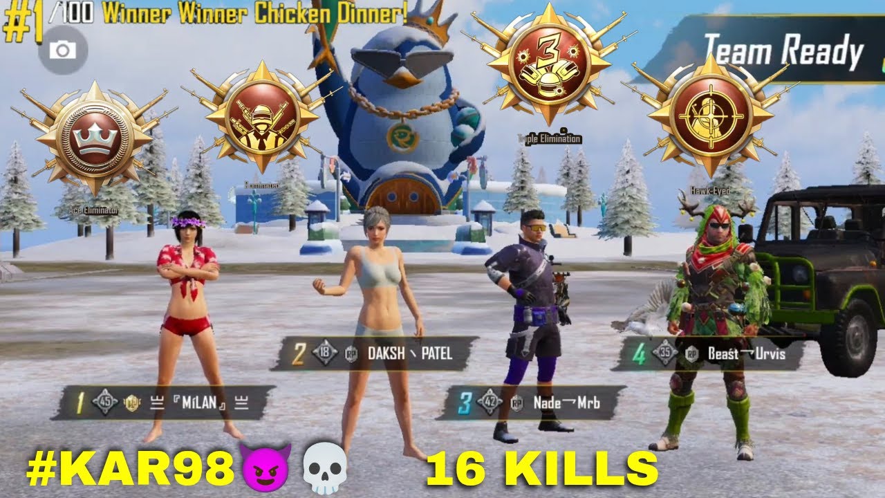 🔥 LEGENDARY KAR98 HEADSHOTS & CRAZY BGMI FIGHTS! 💣 One Shot, One Kill! 💥