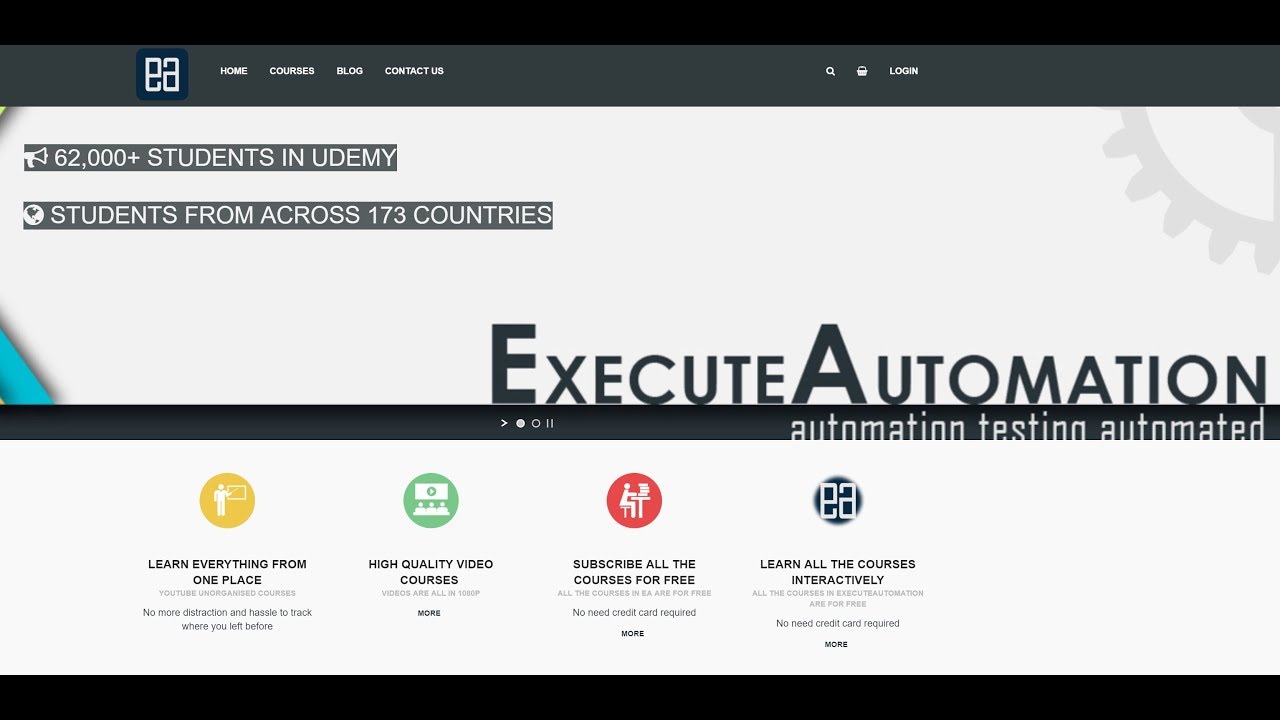 ExecuteAutomation all new website starting Jan 2018
