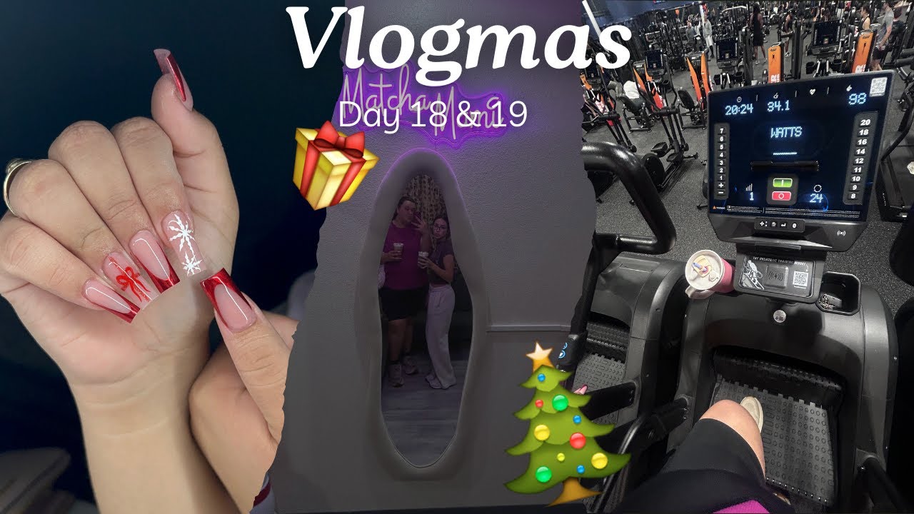 New gym & Posada | Vlogmas Day 18 & 19