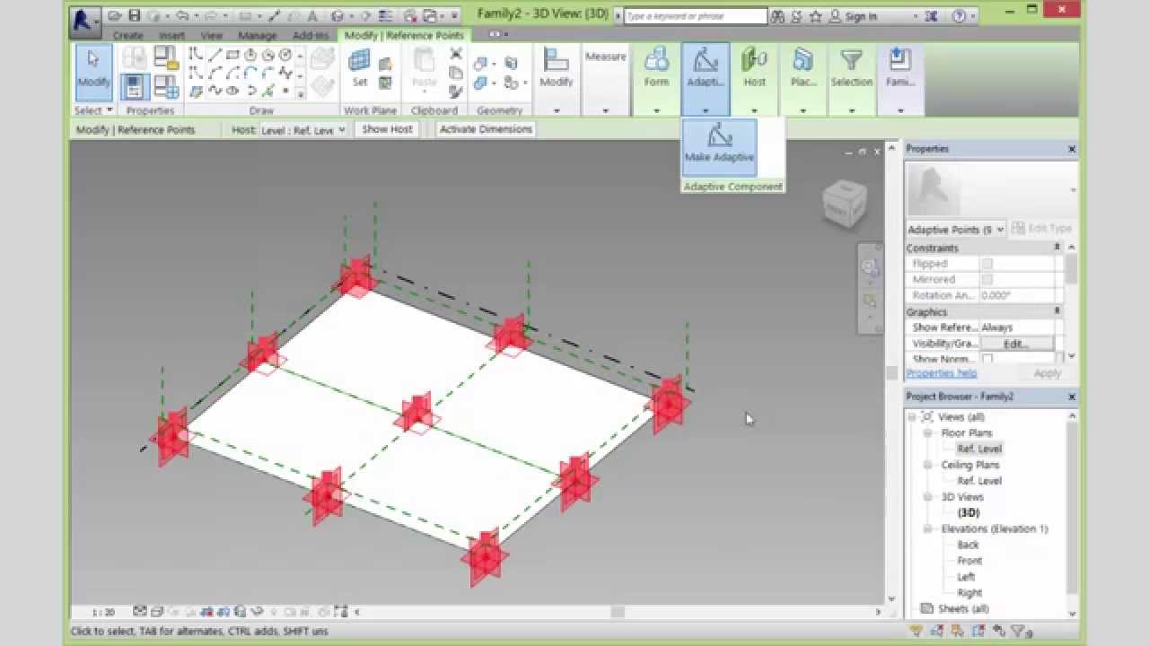 Techo de Lona (Revit)