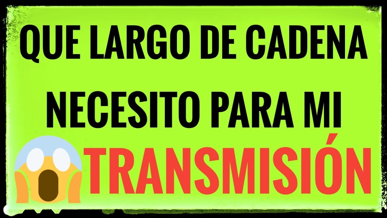 QUE LARGO DE CADENA NECESITO MTB 1X10 - Kike Méndez