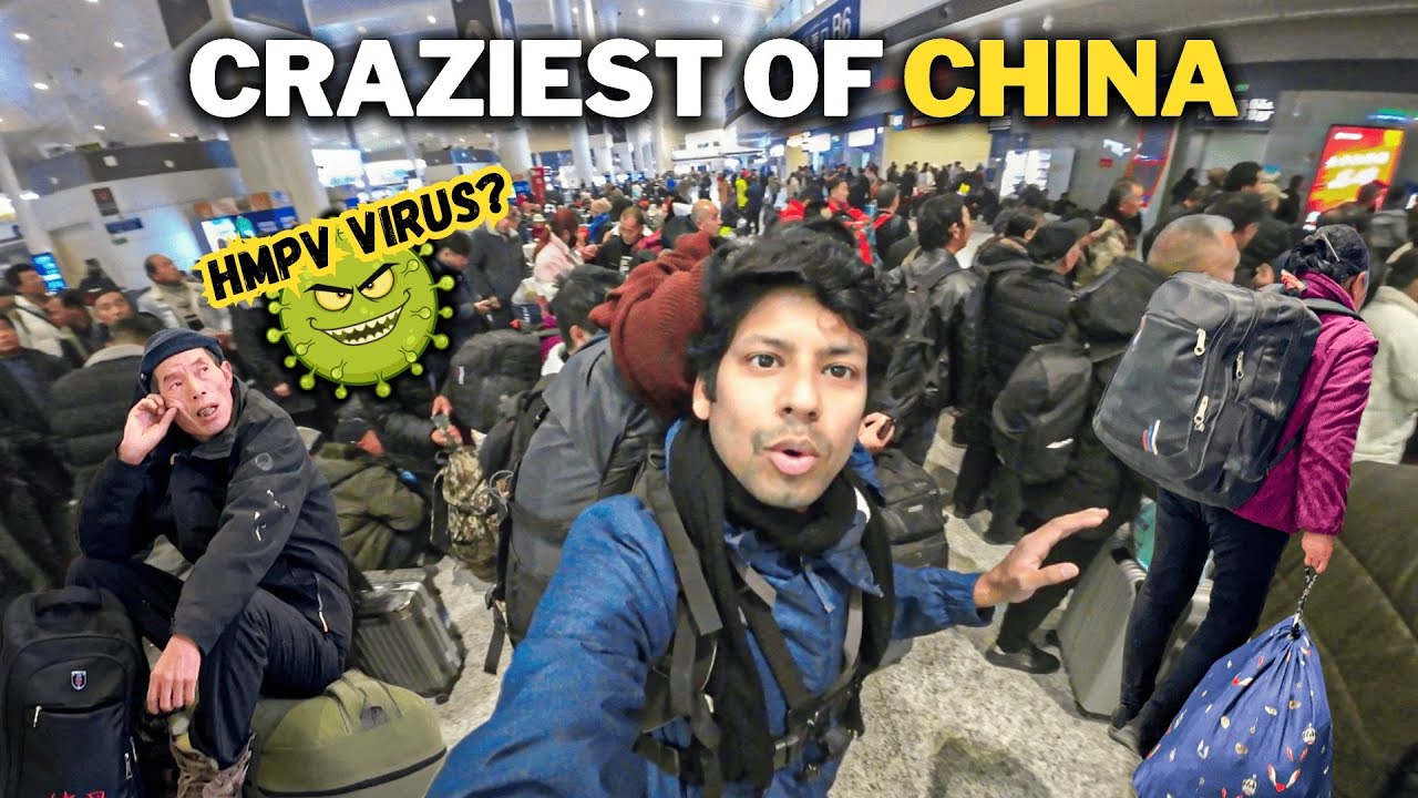 Craziest Crowd of China 🇨🇳 HMPV Virus Spread?