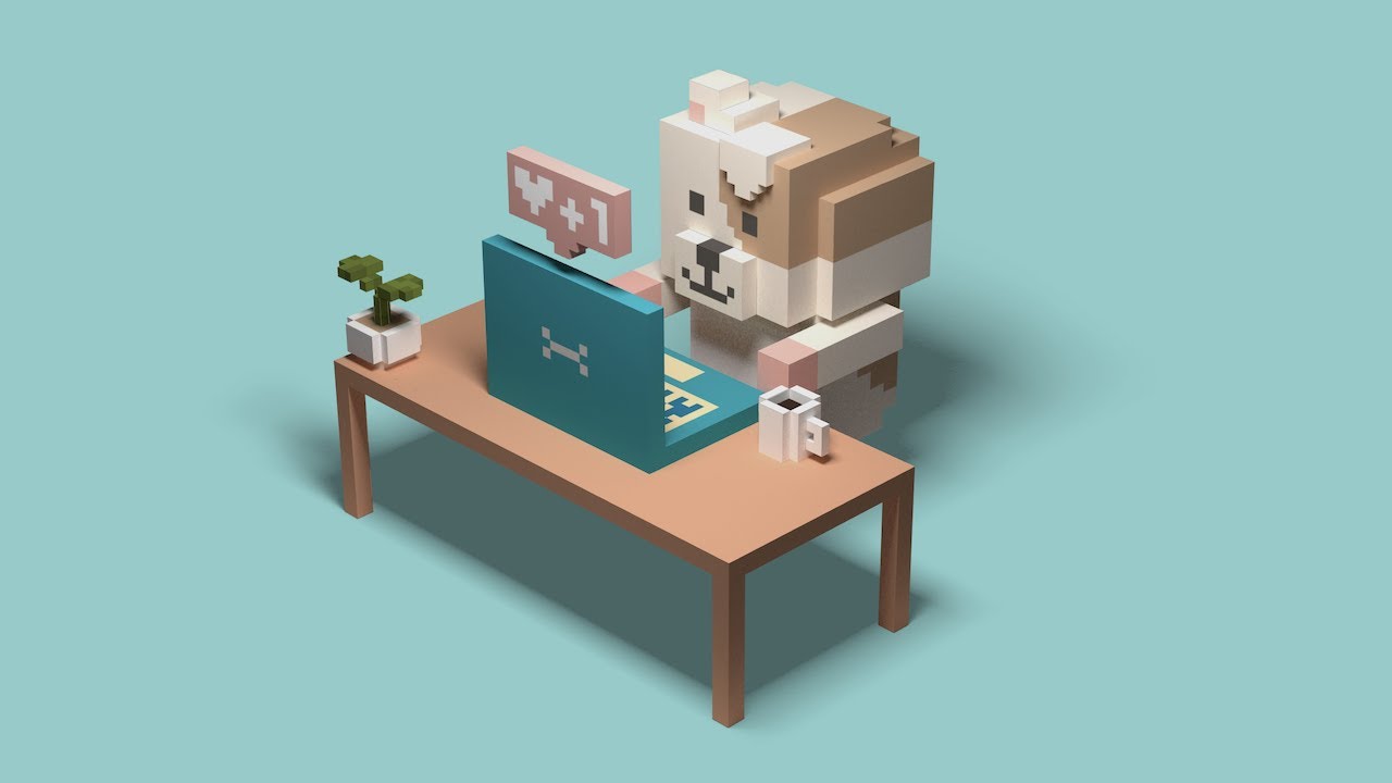 Как воспроизвести мягкие тени MagicaVoxel на WebGL с помощью запекания в Blender 2.8+