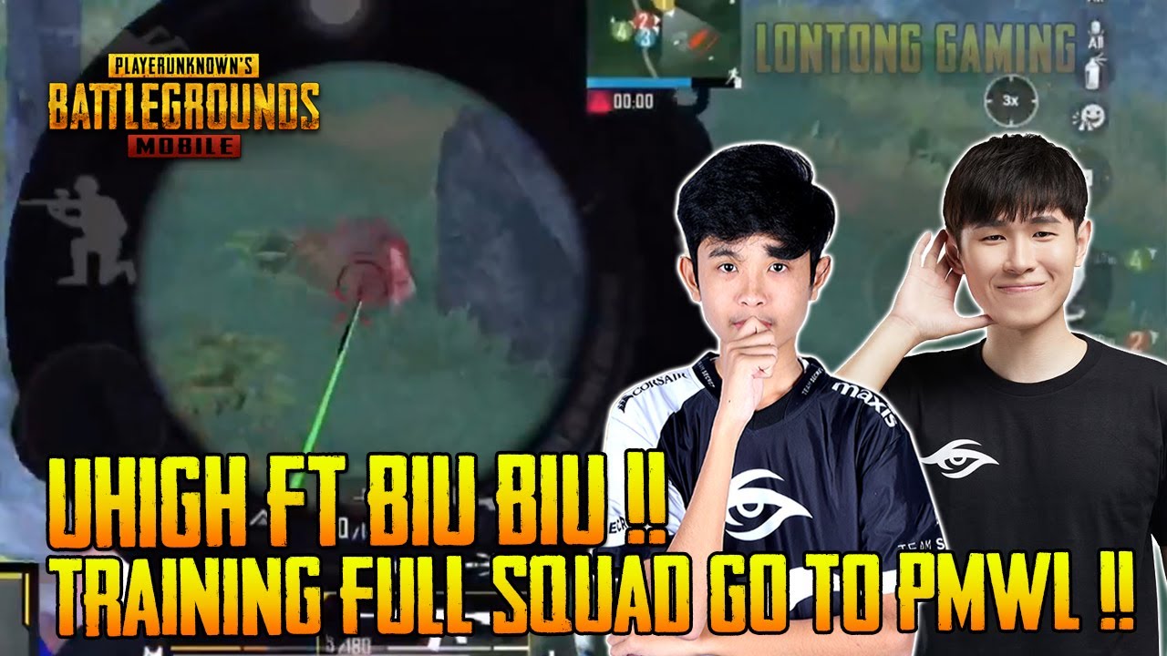 Team Secret Training Full Squad Go To PMWL | Uhigh Gameplay | PUBG Mobile