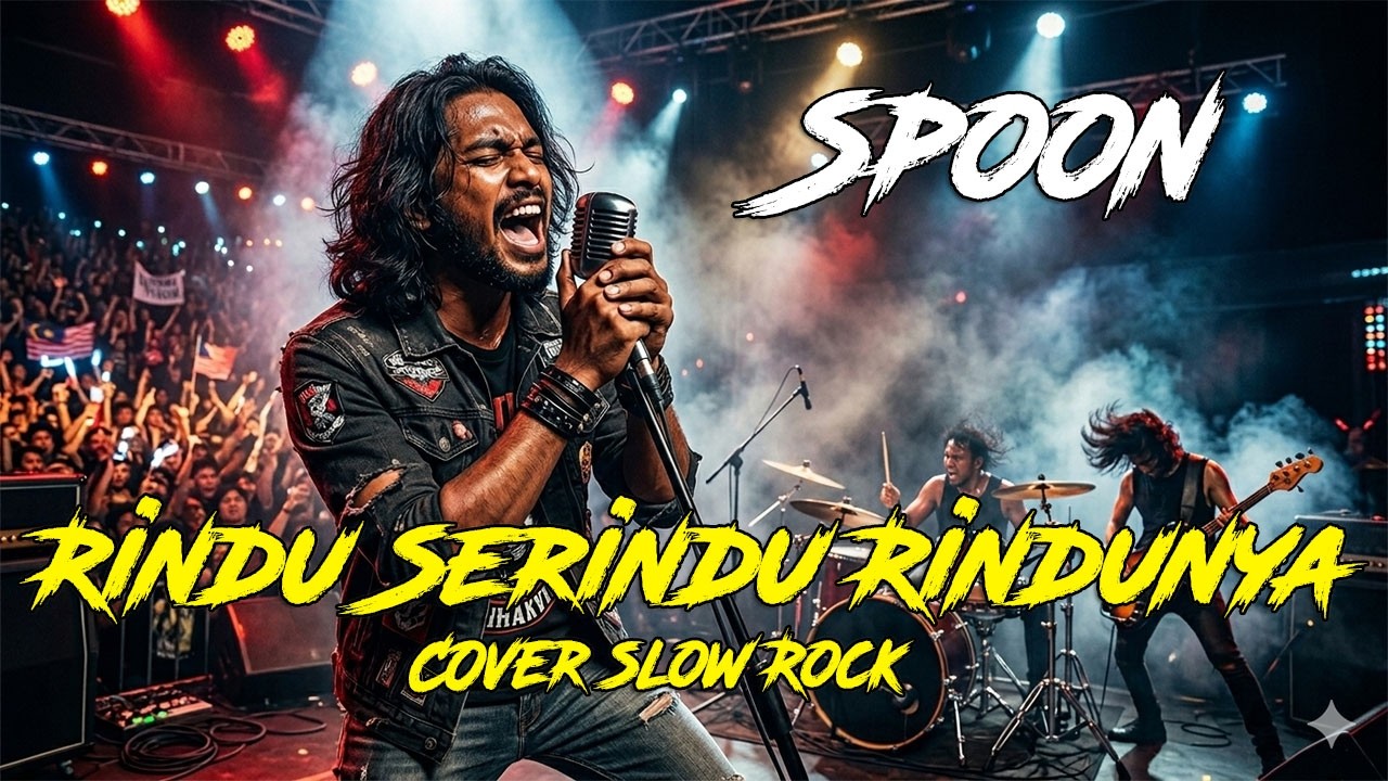 SPOON - RINDU SERINDU RINDUNYA | Cover Versi Rock Modern (LIRIK)