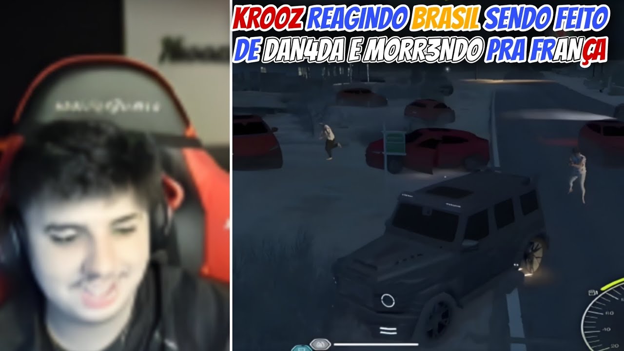 KROOZ REAGINDO BRASIL SENDO BAGUNÇADO E MORR3NDO PRA FRANÇA!
