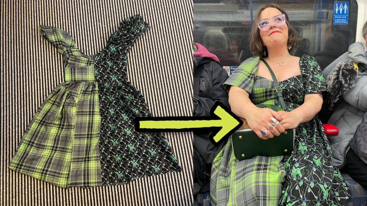 I made a dress for a party I wasn't invited to ('Wicked: For Good' premiere)
