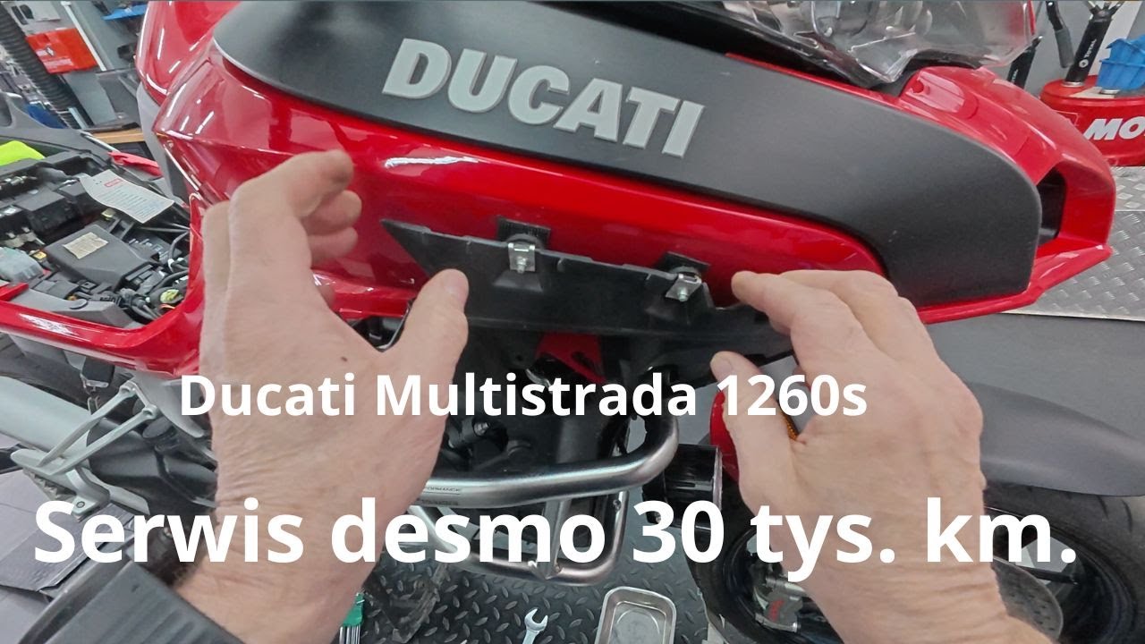 Ducati Multistrada1260s,serwis na 30 tyś km    4K  Desmo valve service Multistrada 1260s 30k.Poland