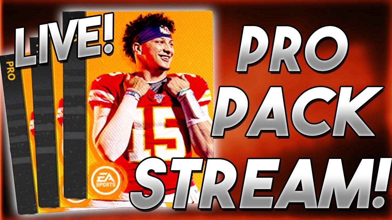MILLIONS IN PRO PACKS!-Madden Mobile 20 Livestream