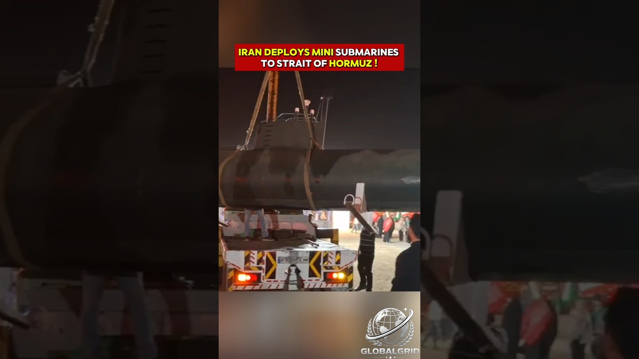 Iran Deploys MINI Submarines in Strait of Hormuz!#defencenews#Iran#StraitOfHormuz#MilitaryNews